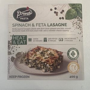 Spinach & Feta Lasagne 400g